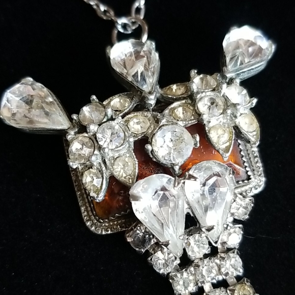 Repurposed Vintage Jewelry Assemblage Necklace - Picture 13 of 16